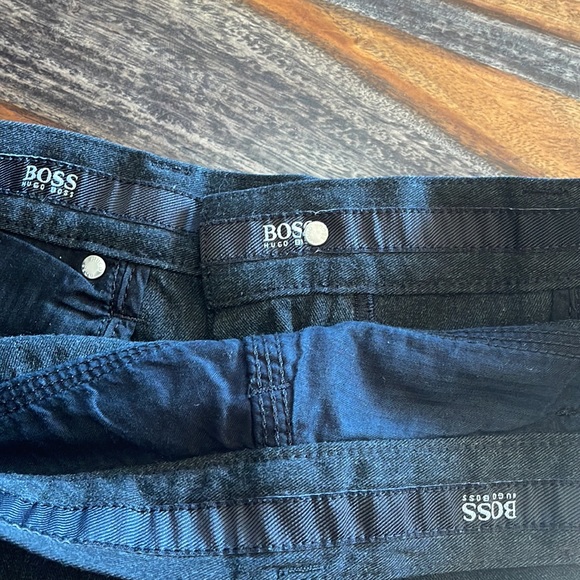 Vintage Hugo Boss Pants  (Alabama) Charcoal size 34-34 5 Pocket Mint Condition - Picture 8 of 13